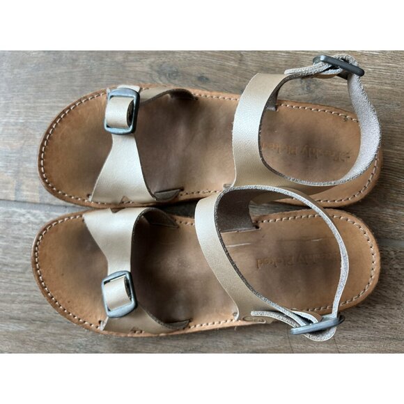 Girls Freshly Picked Gold Sandals Size 13 - Picture 5 of 8